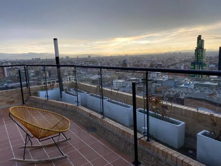 Apartament 909 Precioso Loft Con Excelente Vista Bogotá
