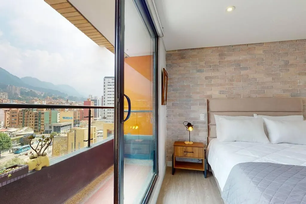 Apartament 909 Precioso Loft Con Excelente Vista Bogotá